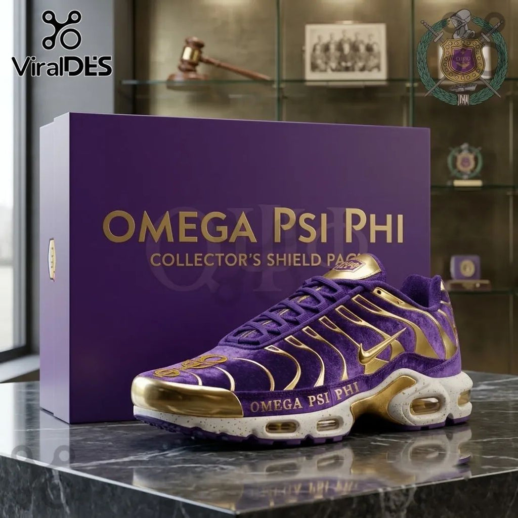 Omega Psi Phi Collector Edition Air Max Plus Shoes