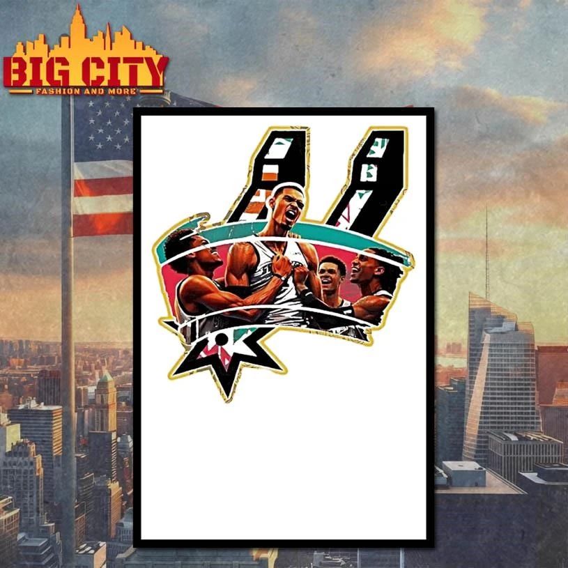 Victor Wembanyama San Antonio Spurs Basketball Nba Playoff Clinch 2026 Shirt
