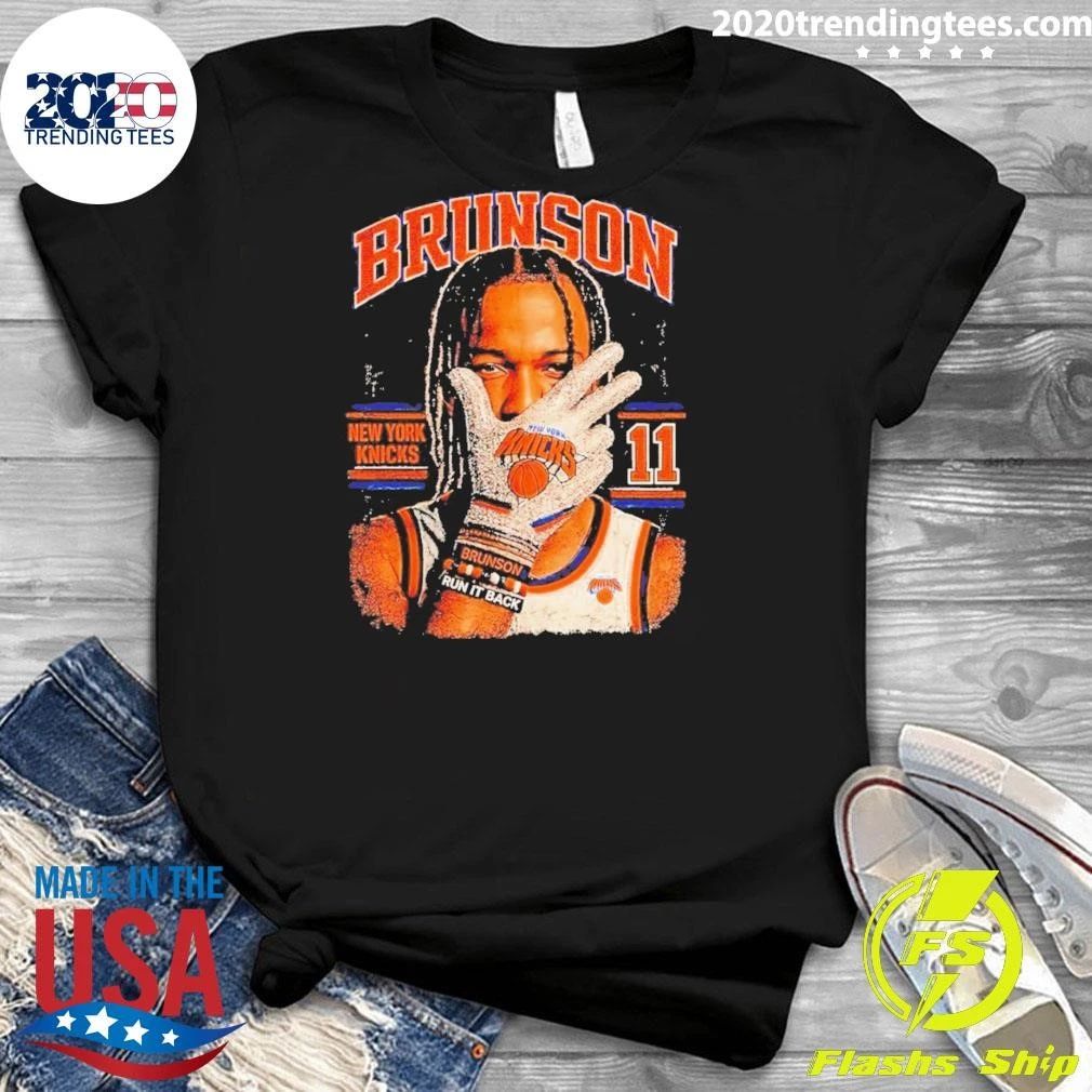 Jalen Brunson New York Knicks Basketball Player Jersey 11 Run It Back Shirt