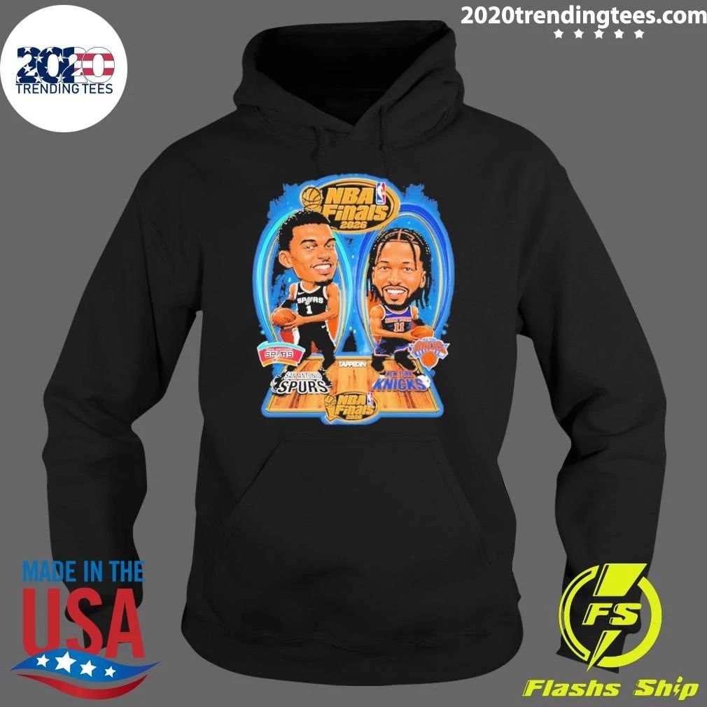 Wembanyama Jalen Brunson Nba Finals 2026 San Antonio Spurs New York Knicks Shirt
