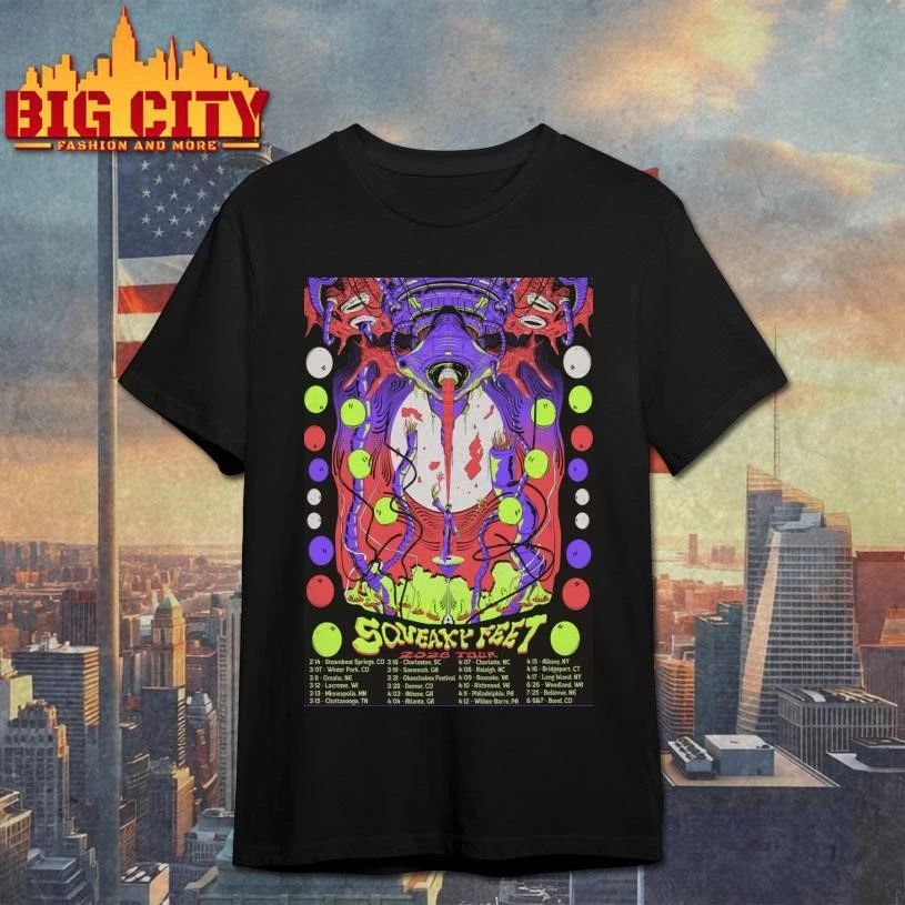 Squeaky Feet Band 2026 Tour Poster Shirt