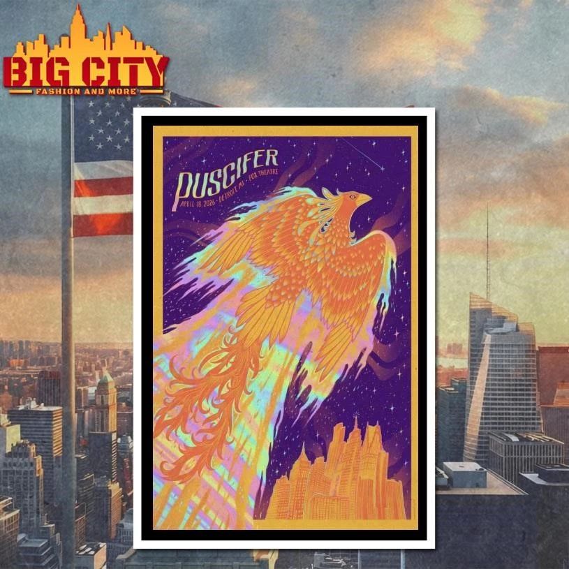 Puscifer Detroit MI Apr 18 2026 Poster Shirt
