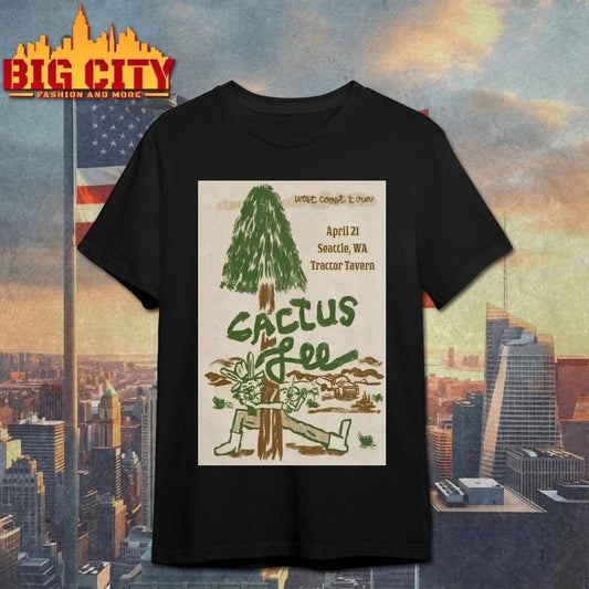 Cactus Lee 4-21-2026 Seattle WA Poster Shirt