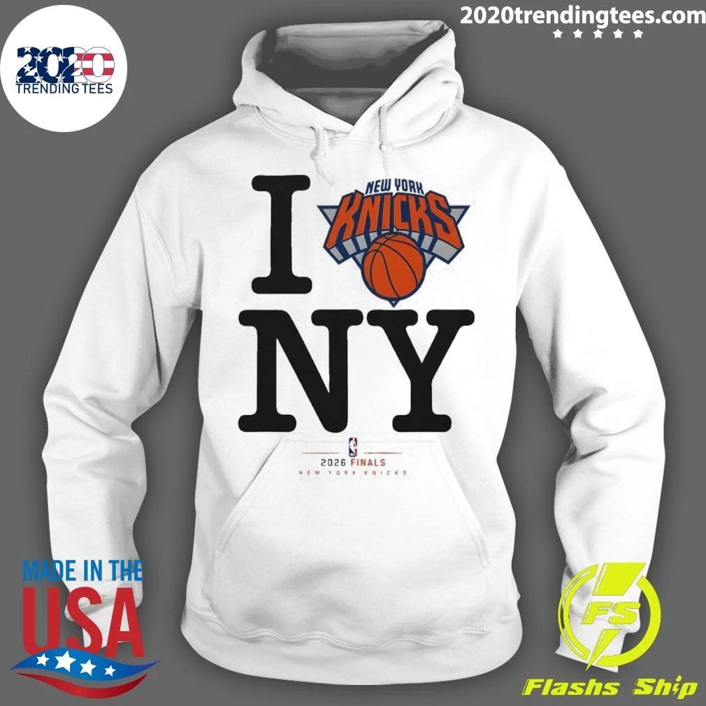 New York Knicks Basketball I Love Ny 2026 Finals Logo Shirt
