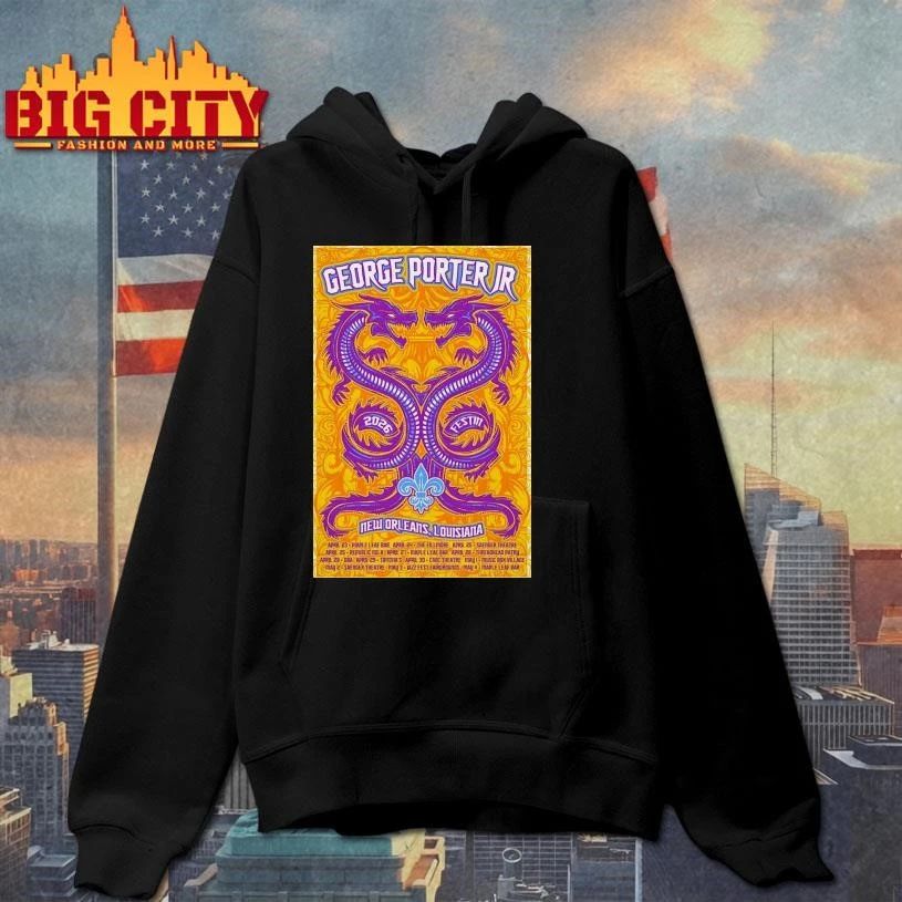 George Porter JR. Jazz Fest 2026 Poster Shirt