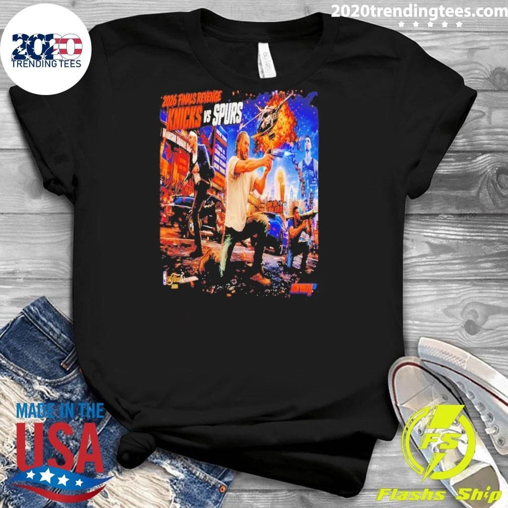Jalen Brunson Vs Wemby Breezy New York Knicks Vs San Antonio Spurs Basketball Nba Finals 2026 Shirt