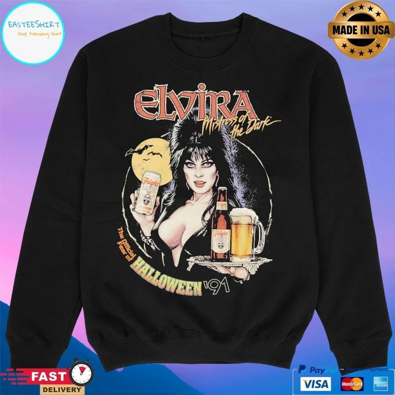 Elvira Mistress Of The Dark The Official Fear Of Halloween ’91 T-shirts