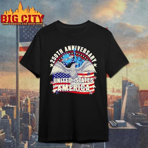 250th Anniversary USA Flag Patriotic 4th July Shirt