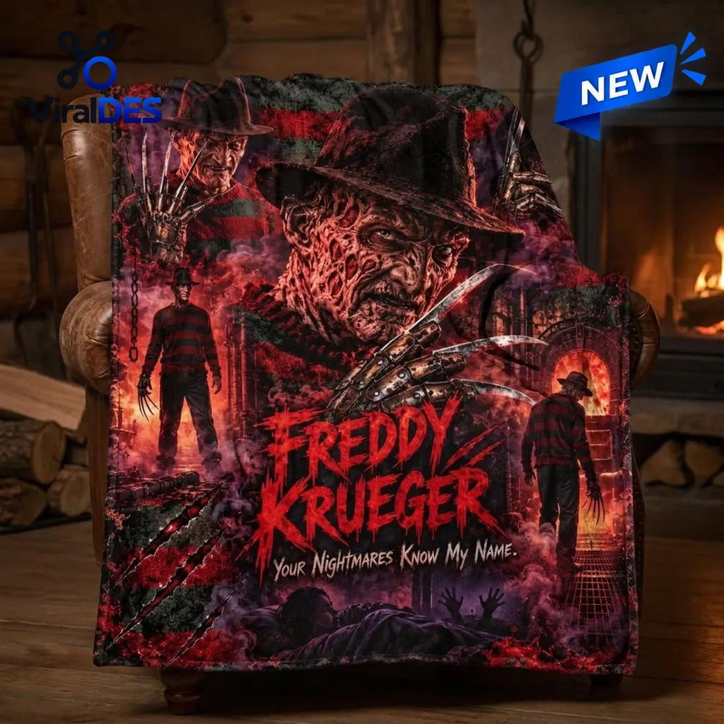 Freddy Krueger Nightmare Fleece Blanket