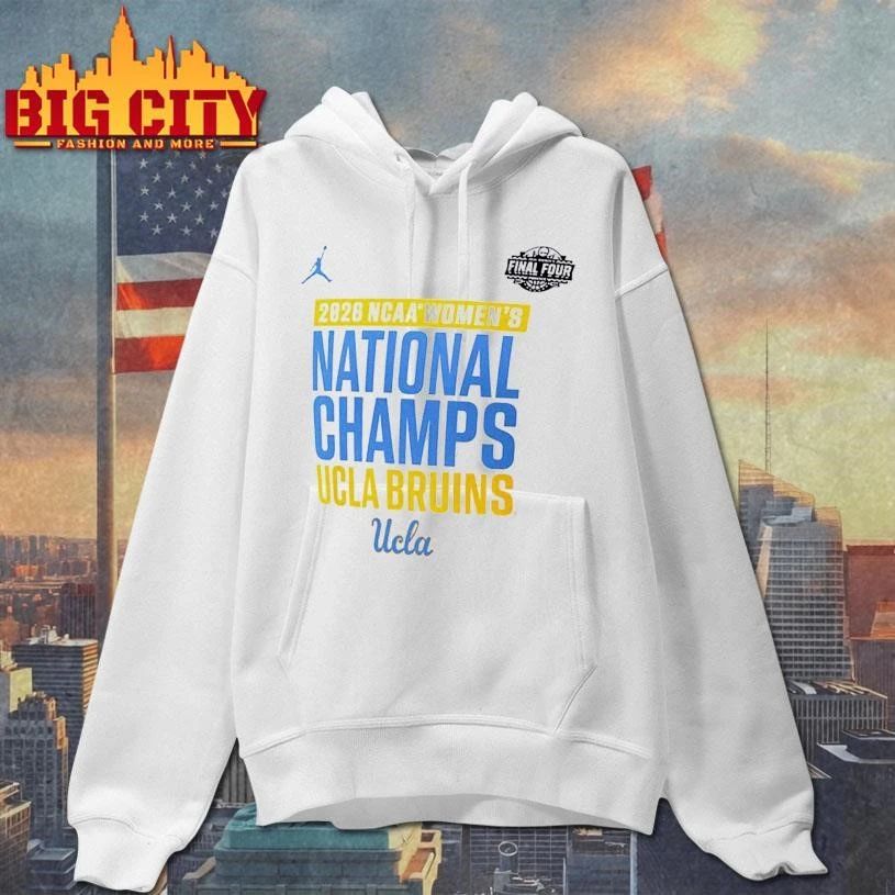 UCLA Bruins 2026 NCAA Women’s Basketball National Champions Celebration Graphic Shirt