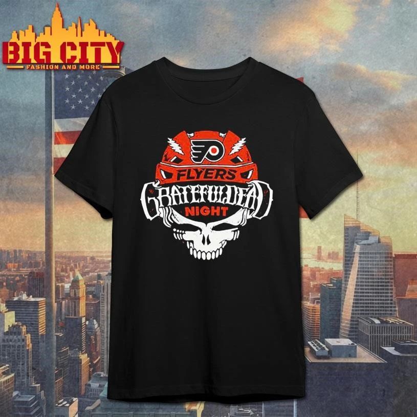 Grateful Dead Night Flyers April 14 2026 Event Skull Shirt