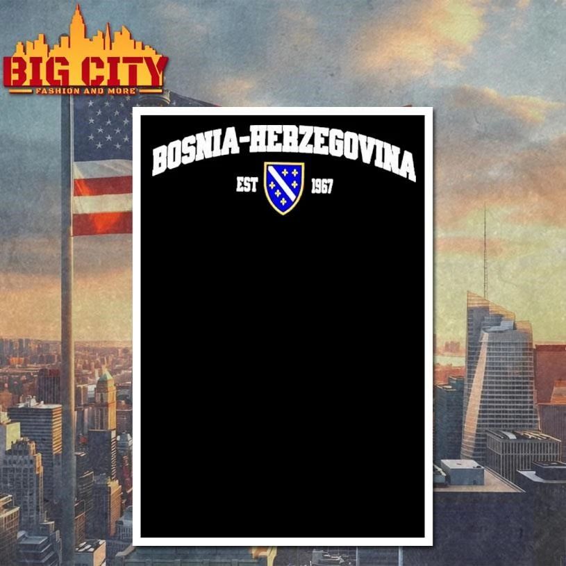 Bosna Hercegovina Sarajevo Est 1967 Logo Shirt