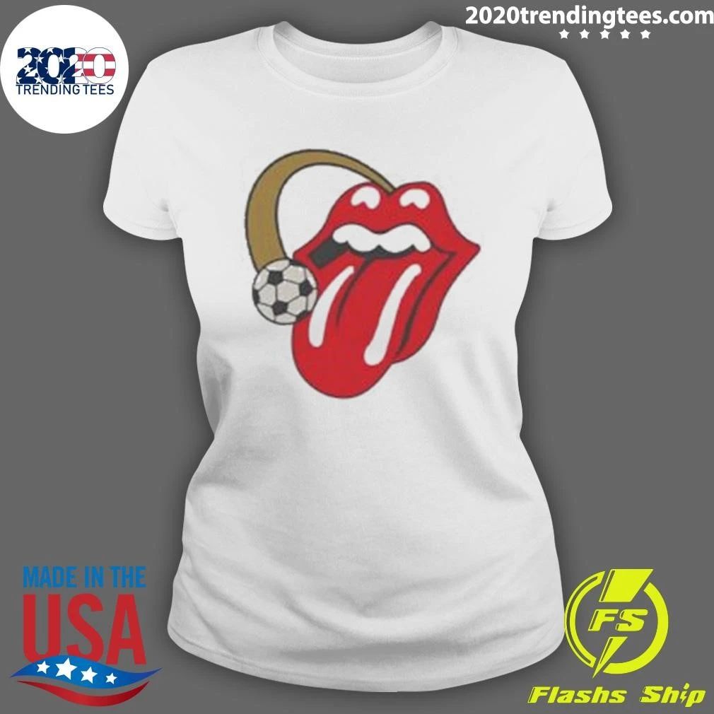 The Rolling Stones x FIFA World Cup 2026 Halo Lick Trophy Ringer Shirt