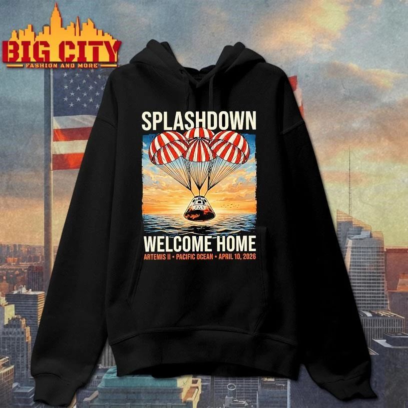 Splashdown Welcome Home Artemis Ii Pacific Ocean April 2026 Shirt