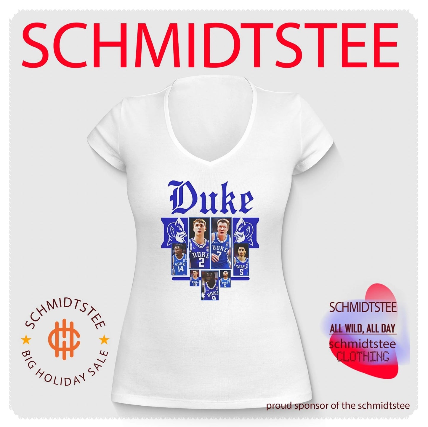 Duke Blue Devils 2025-2026 Team Collage shirt