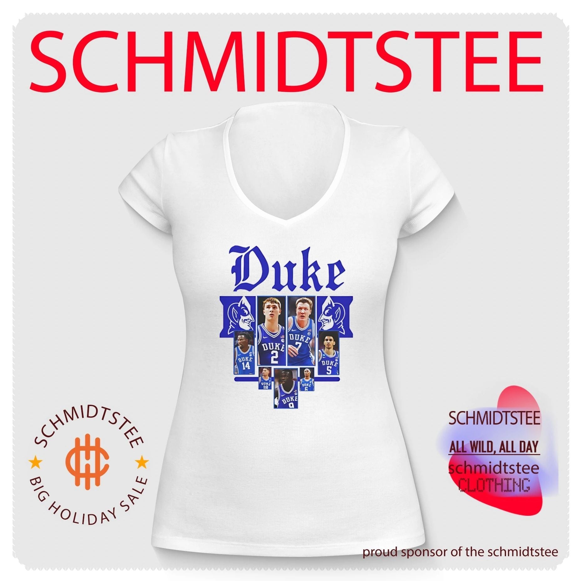 Duke Blue Devils 2025-2026 Team Collage shirt