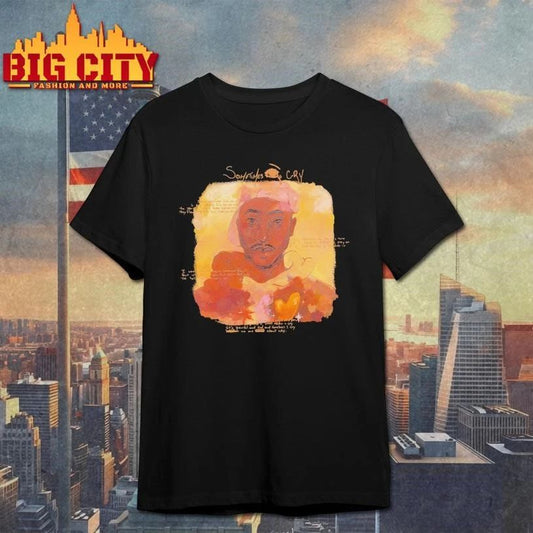 2Pac Sometimes Cry Brown Graphic Shirt
