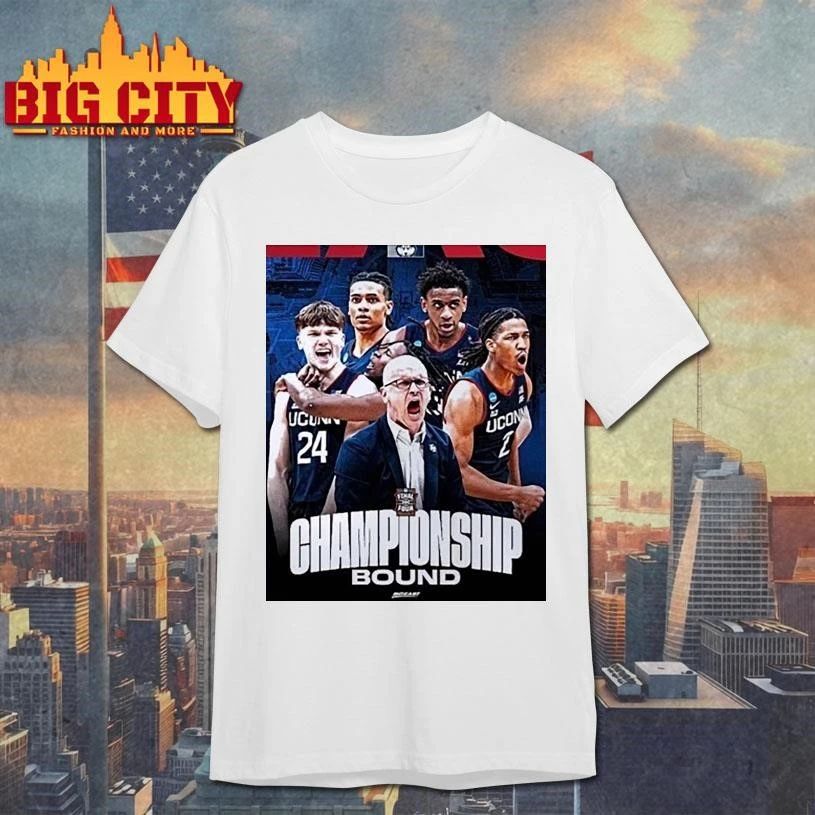 Uconn Huskies Mens Basketball Championship Bound 2026 Ncaa Final Four In Indianapolis Shirt