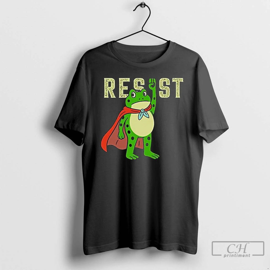 Classic Freedom Fighter Protest Portland Frog Resist Hero 2025 Long Sleve T Shirts