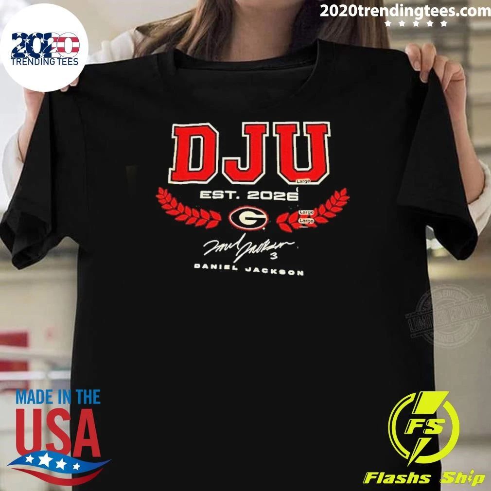 Daniel Jackson Georgia Bulldogs Baseball Dju Est 2026 Signature Shirt