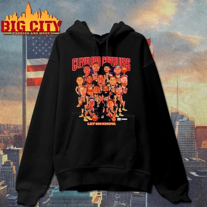 Cleveland Cavaliers Let em Know Playoffs Caricature 2026 Shirt