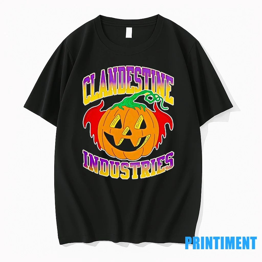 Clandestine Industries Pumpkin Halloween Tshirts Sweater