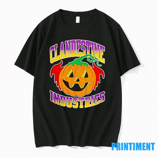 Clandestine Industries Pumpkin Halloween Tshirts Sweater