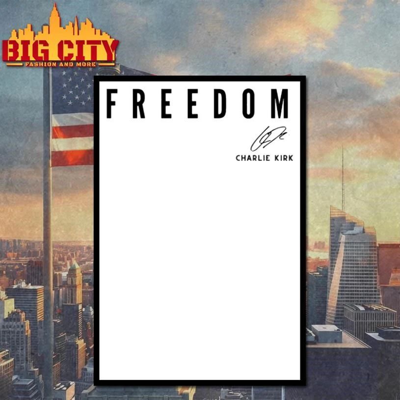 Freedom Charlie Kirk Signature Shirt