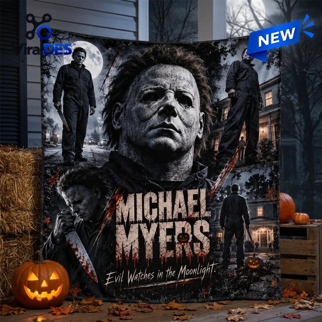 Michael Myers Horror Fleece Blanket