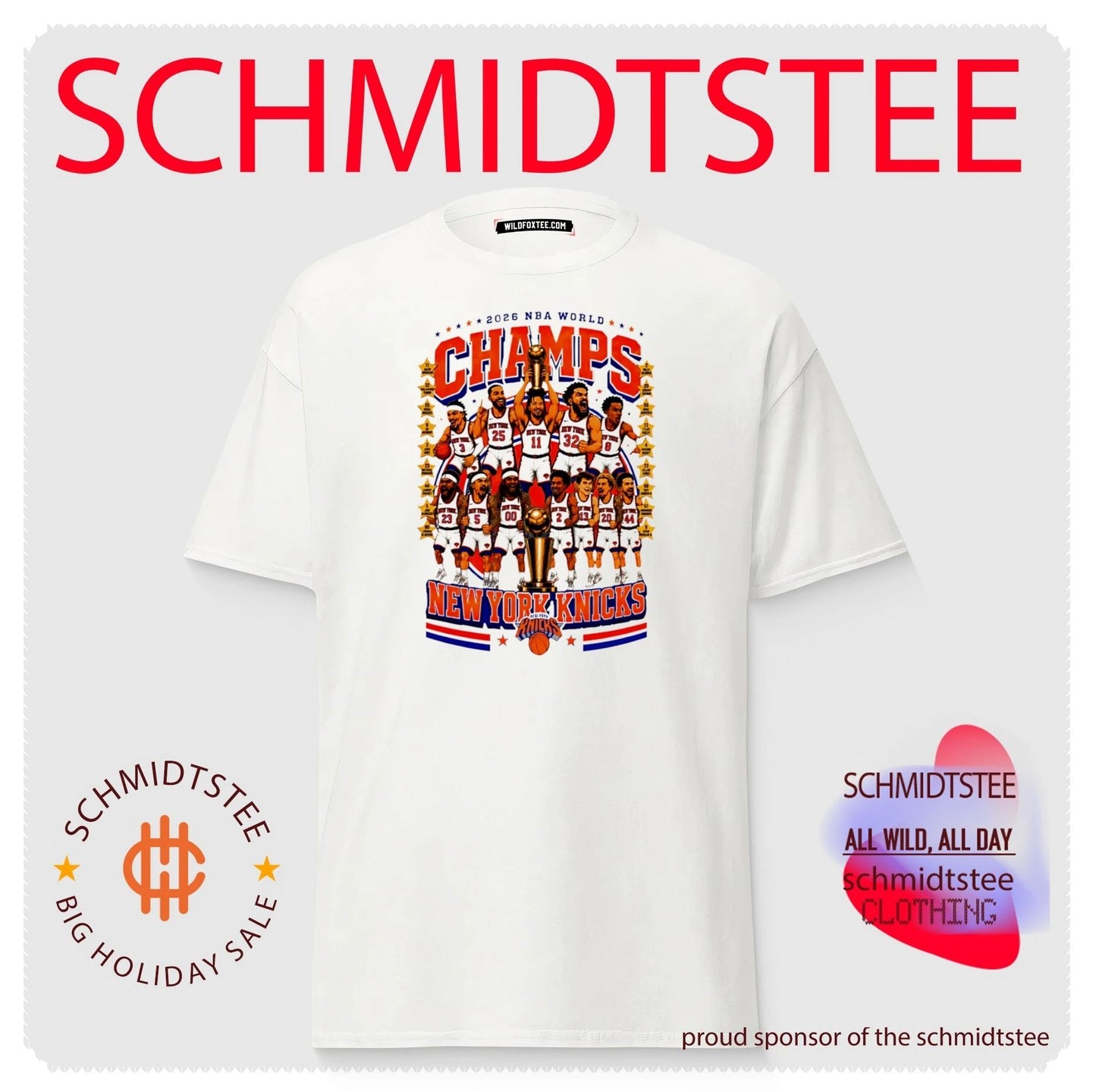 2026 New York Knicks Nba World Champions caricature shirt
