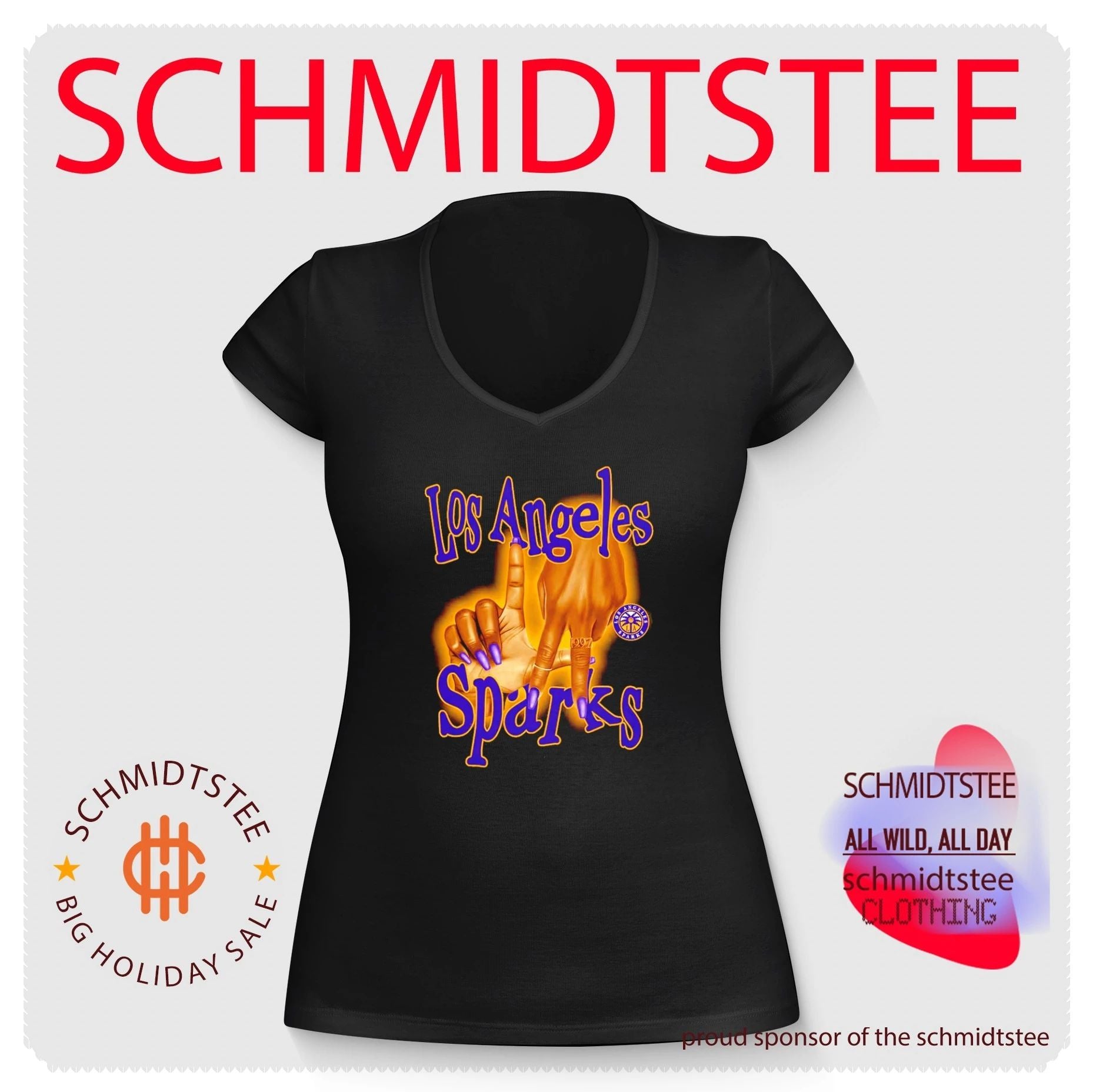 Los Angeles Sparks Playa Society WNBA Basketball shirt