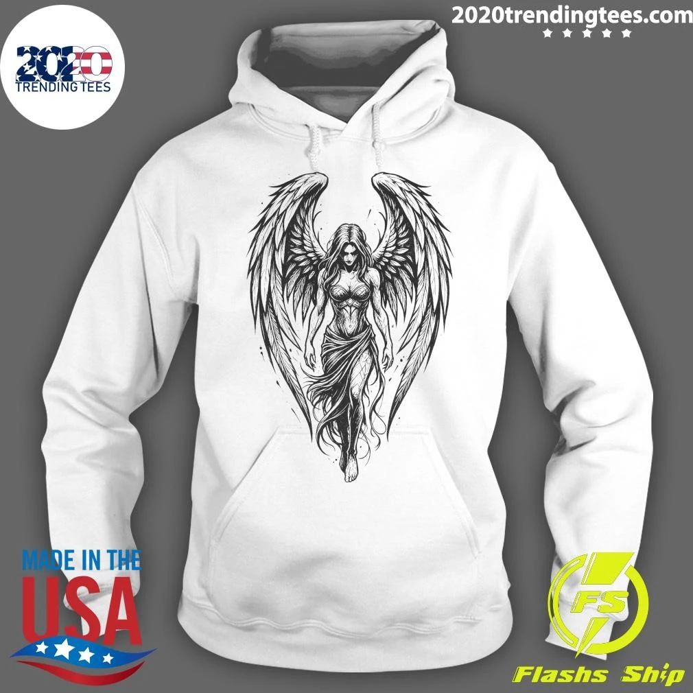 Dark Angel Wings Girl Shirt