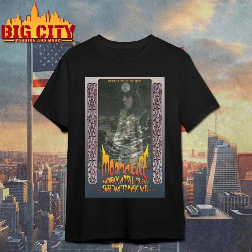 Moonalice April 19 2026 In Mill Valley CA Poster Shirt