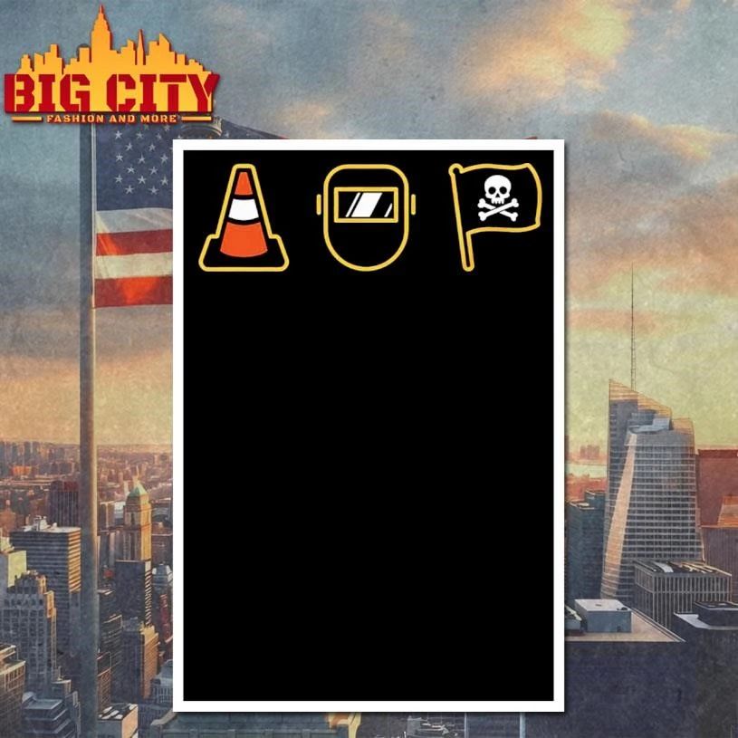 Pirates Traffic Cone 3 Icons 2026 Shirt