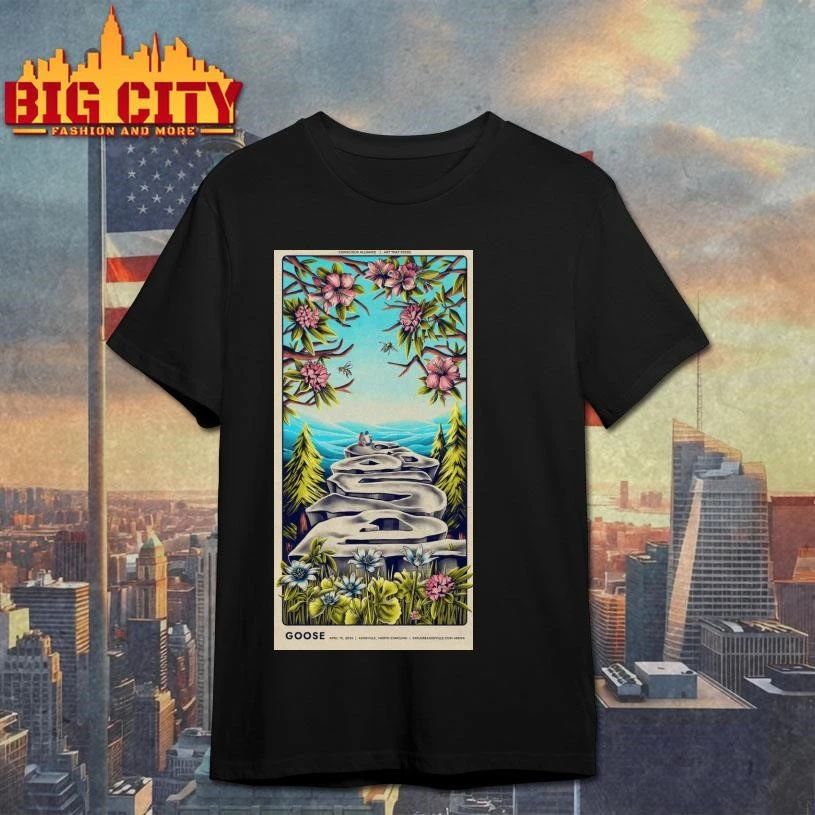 Goose In Asheville NC On Apr 10 2026 Tour Poster Shirt