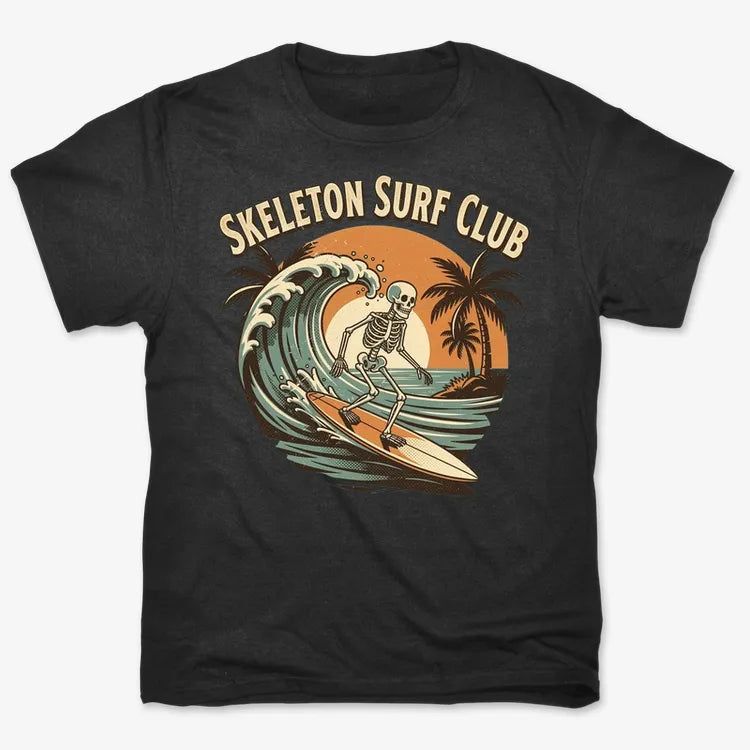 Skeleton Surf Club Tee