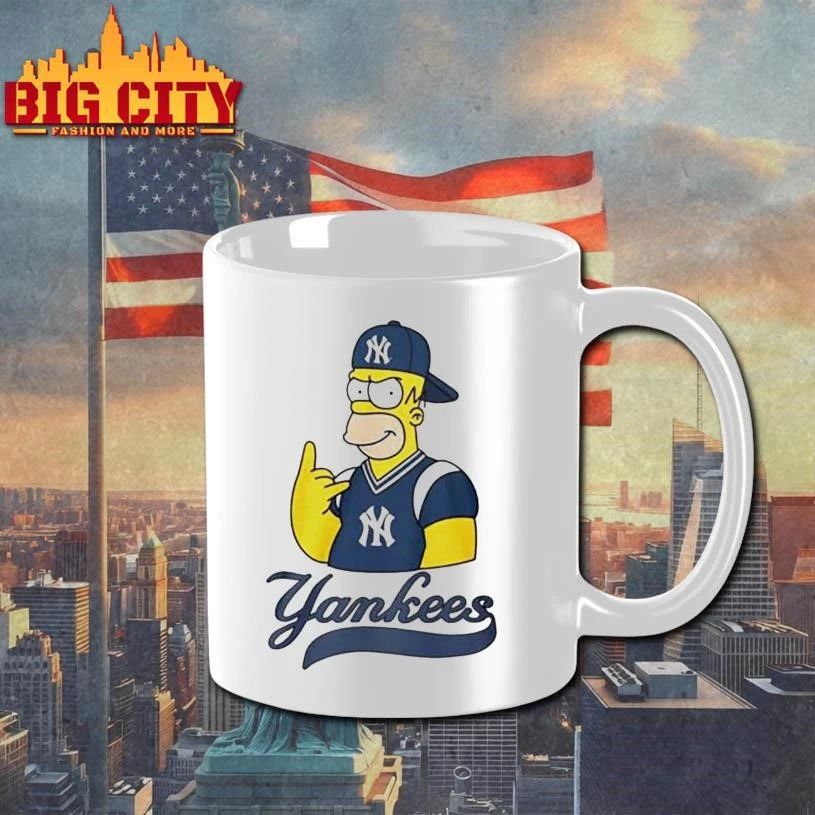 Homer Simpson New York Yankees Baseball Fan Graphic Shirt