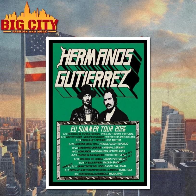 Hermanos Gutiérrez EU Summer 2026 Shows Poster Shirt