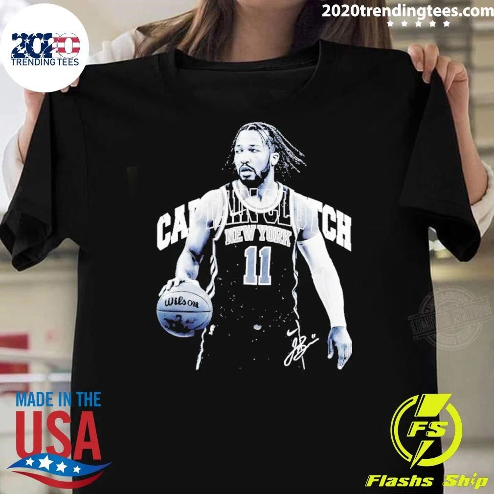 Captain Clutch Tribute New York Knicks Basketball Nba 2026 Signature Shirt