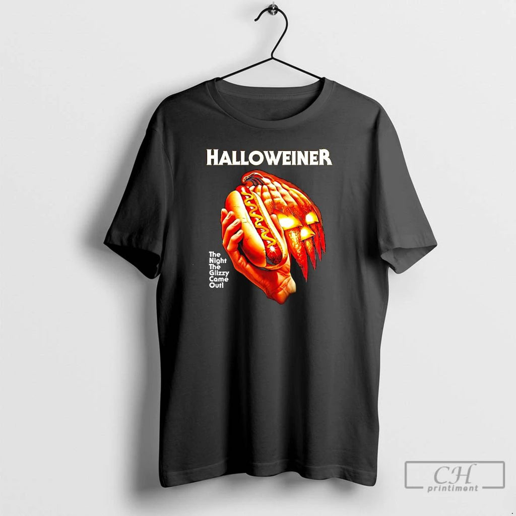Classic Halloweiner The Night The Glizzy Came Out T Shirts