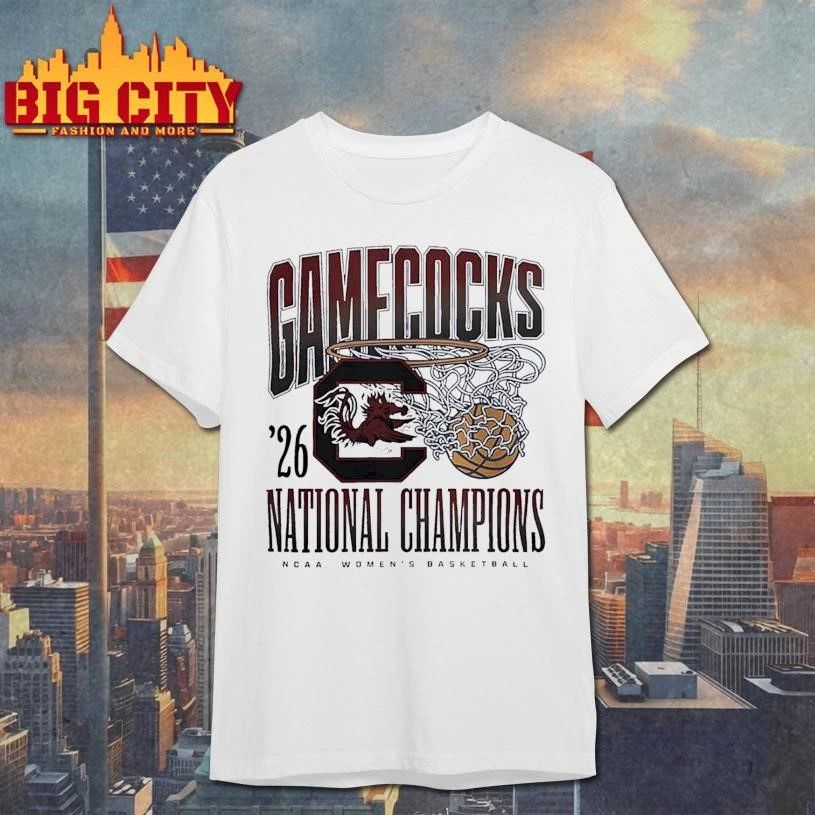 South Carolina Gamecocks 2026 Women’s National Champions Shirt