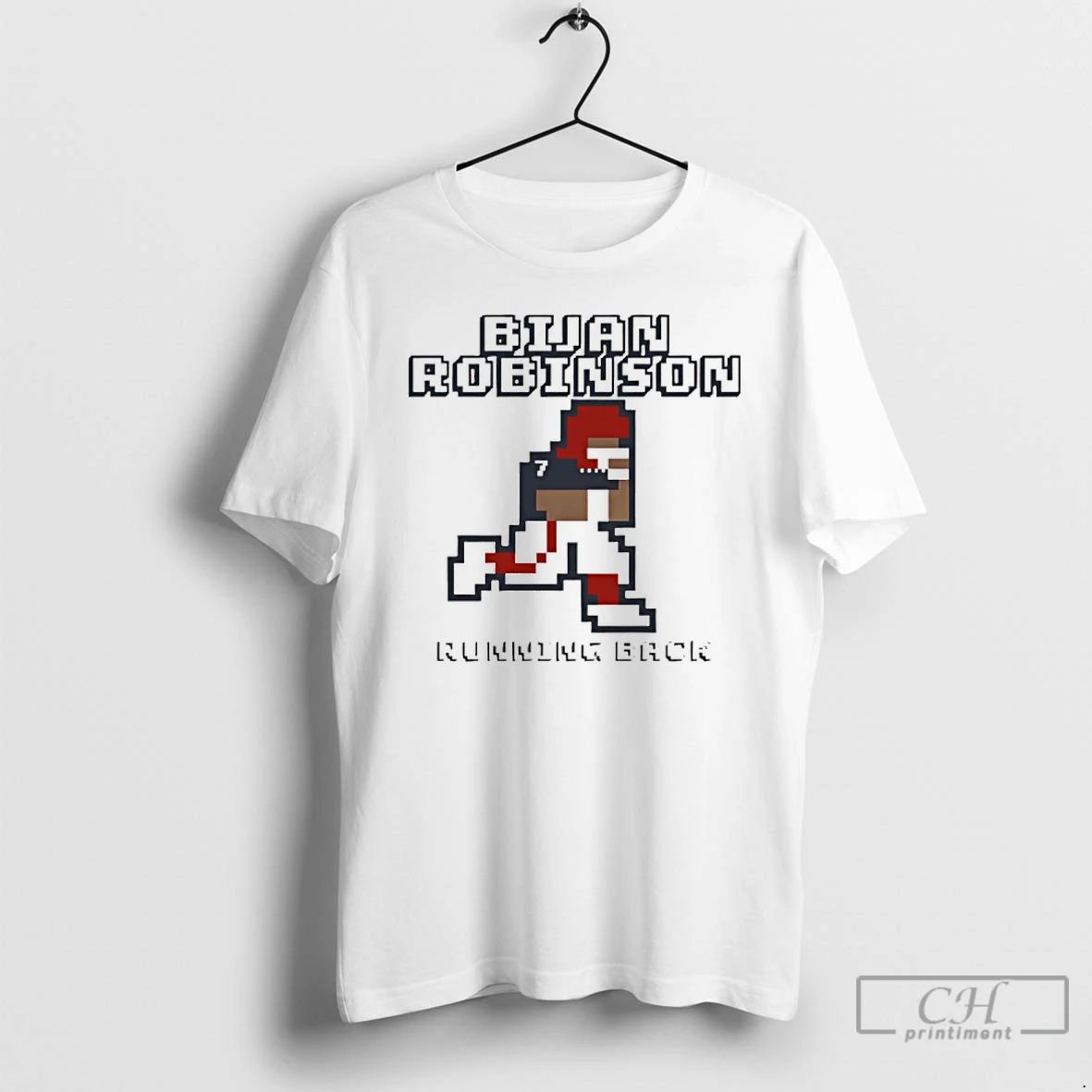 Classic Bijan Robinson Atlanta Falcons Running Back Retro Baller T Shirts