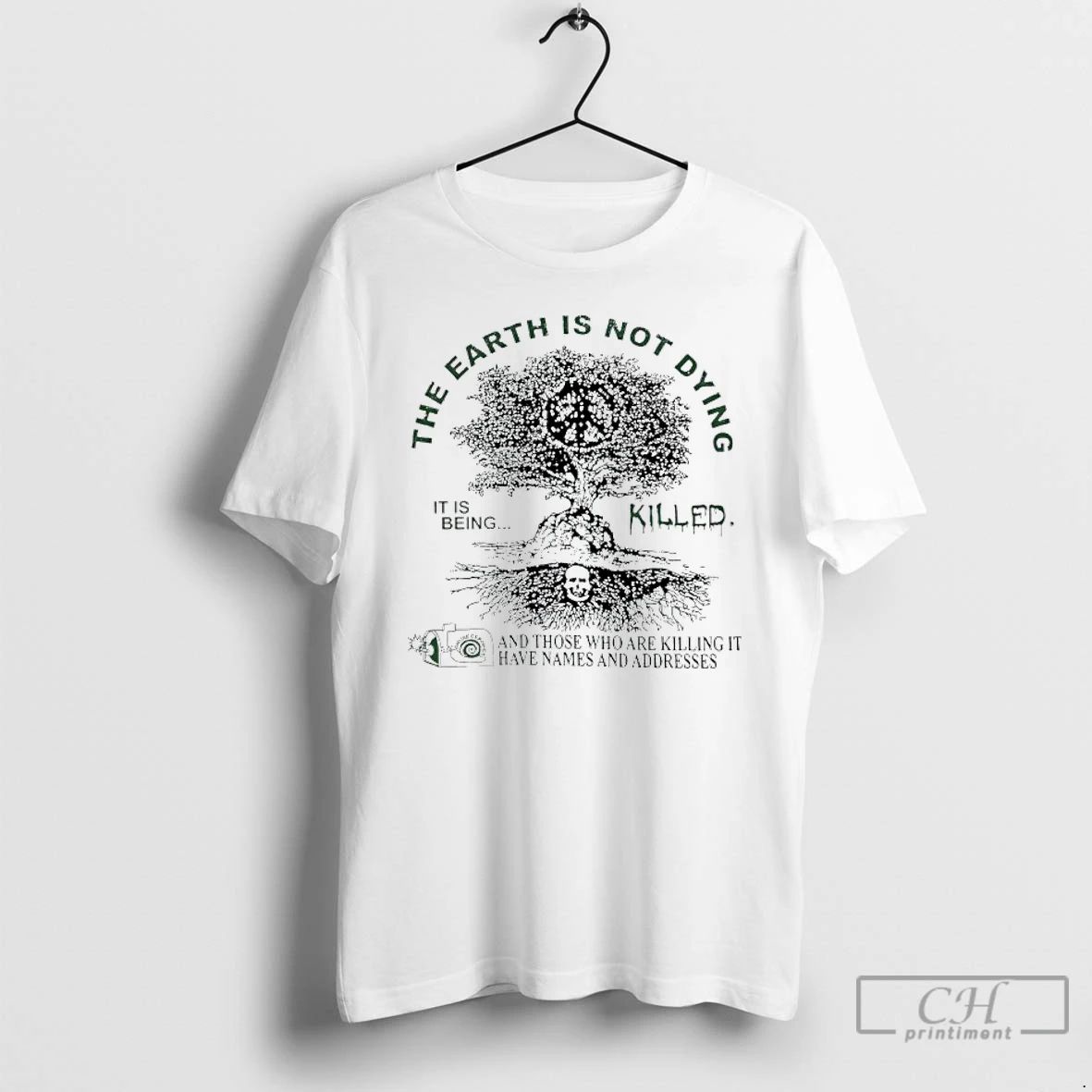 Classic Deathincense The Earth Is Not Dying It Is Being Killed T Shirts