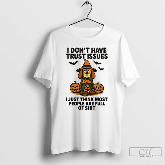 Classic Beagle I Dont Have Trust Issues Halloween T Shirts