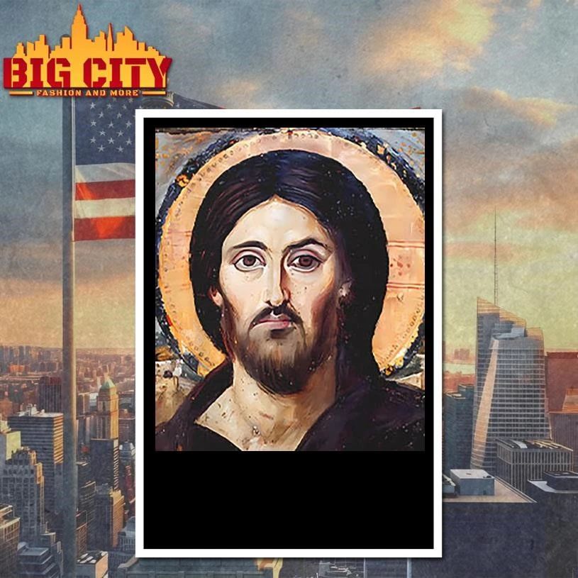 Jesus Christ Pantocrator Icon St. Catherine’s Monastery Vintage Art Shirt