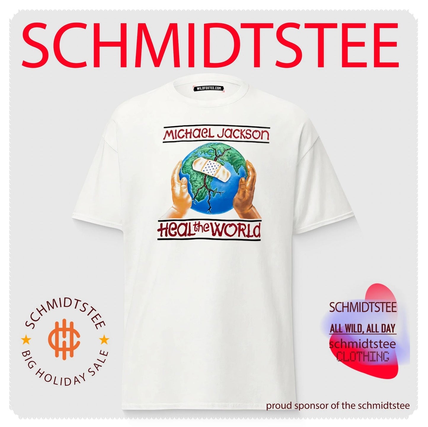 1993 Michael Heal The World Super Bowl XXVII Halftime Show Shirt
