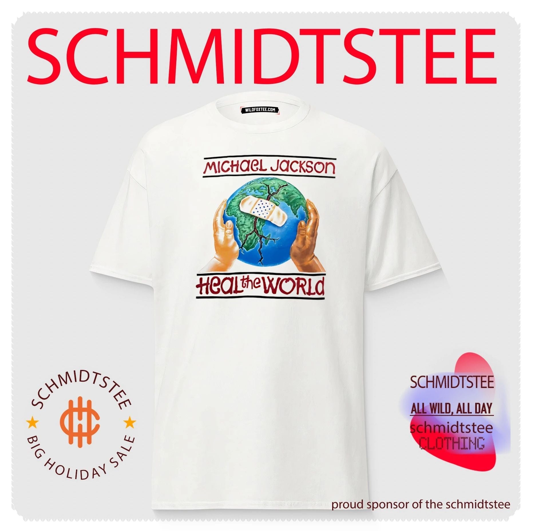 1993 Michael Heal The World Super Bowl XXVII Halftime Show Shirt