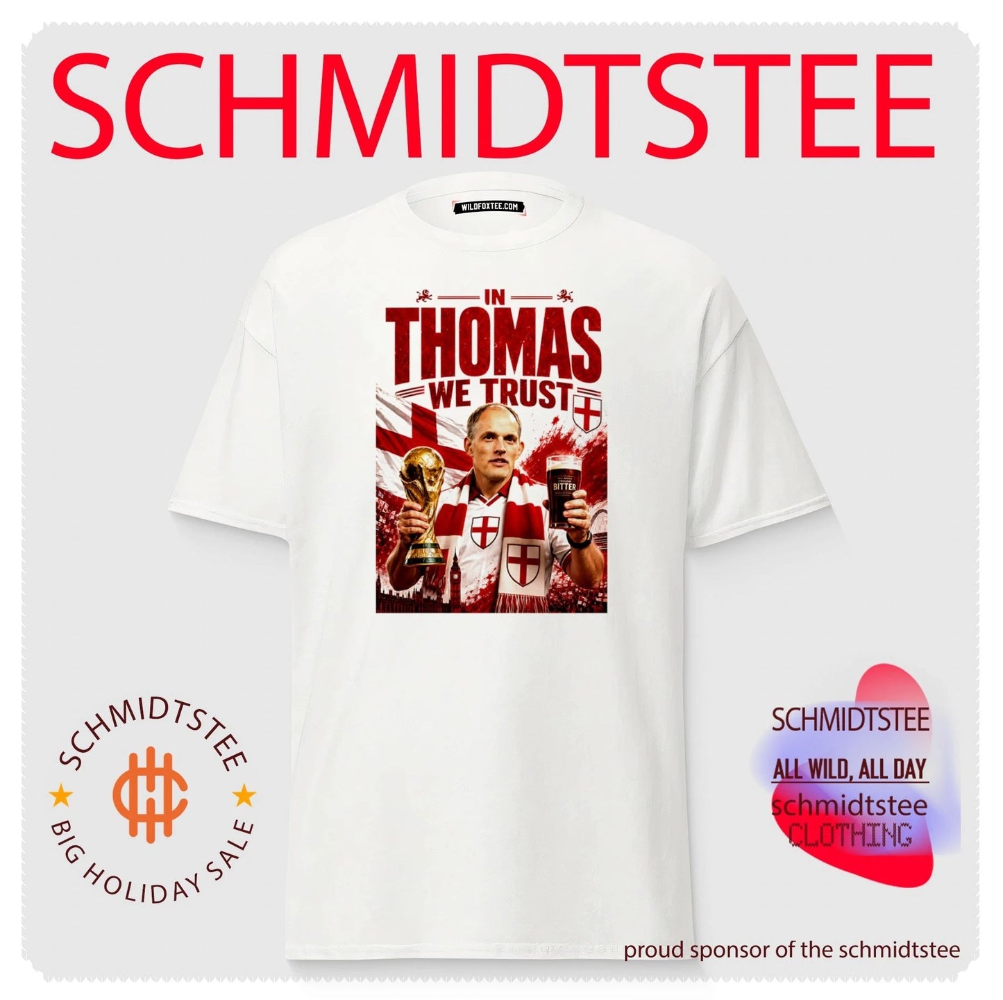 In Thomas Tuchel We Trust England National Football Team shirt