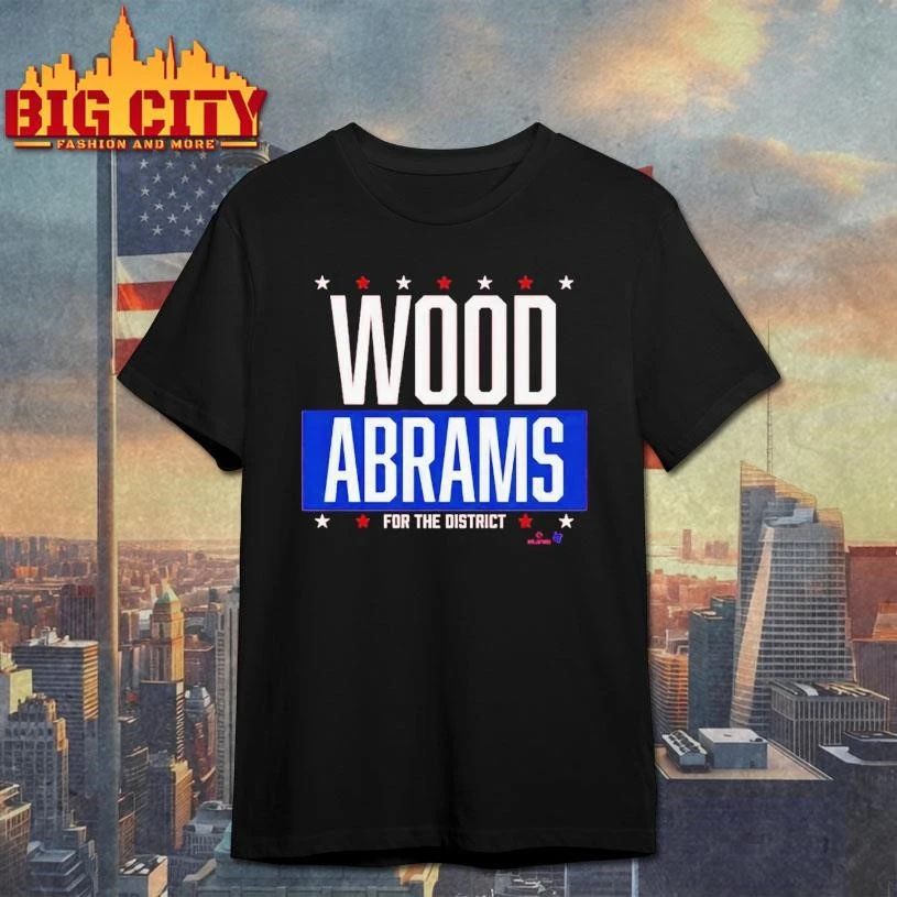 Wood-Abrams For The District DC Baseball stars shirt