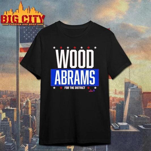Wood-Abrams For The District DC Baseball stars shirt